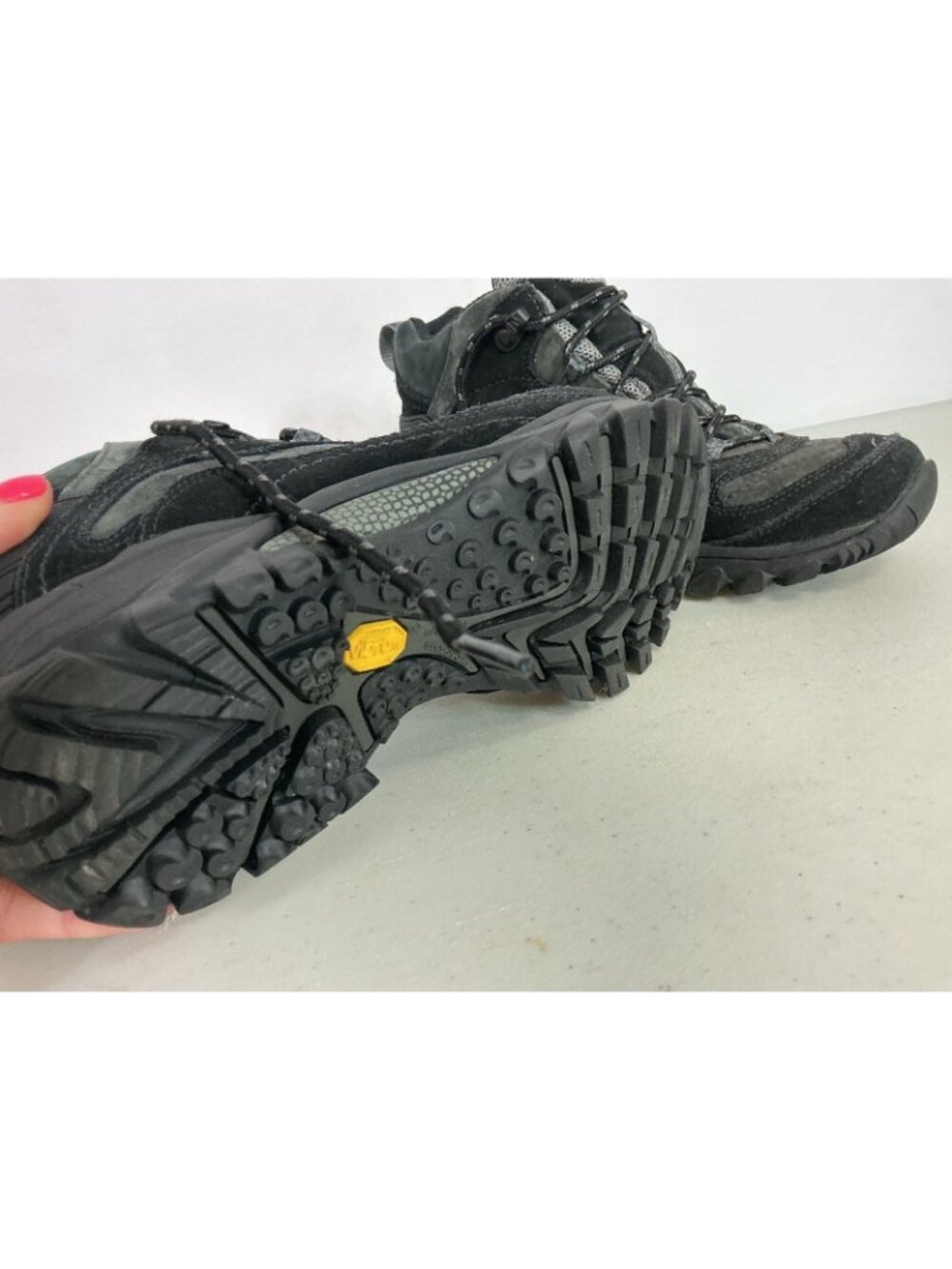Merrell Lace-Up Hiking Boots Vibram Sole Waterproof Womens 8 - Picture 2 of 7